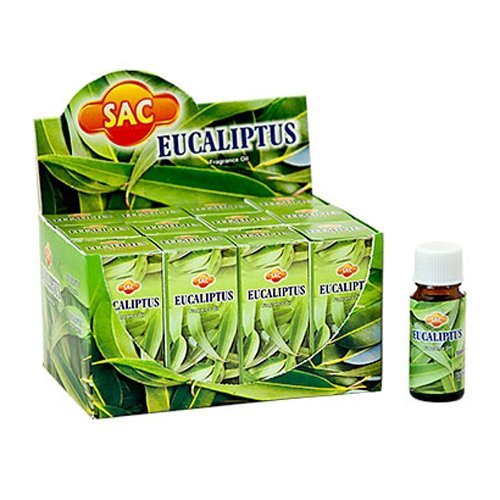 Sac Eucalyptus Aroma Oil - 10ml (1/3 Fl. Oz), Set of 3