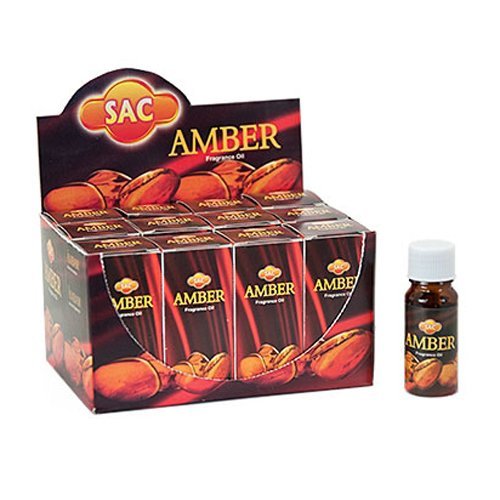 Sac Amber Aroma Oil - 10ml (1/3 Fl. Oz), Set of 3