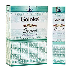 Goloka Divine Incense - 4 Packs, 15 Grams per Pack