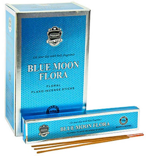 Blue Moon Flora Incense - 15 Sticks Pack (12 Packs Per Box)