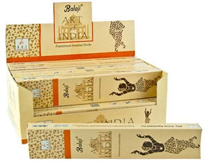 BALAJI ART OF INDIA INCENSE - 15 GRAM (12/BOX)