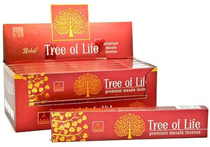 Balaji Tree of Life Incense - 15 Gram Pack (12 Packs Per Box)