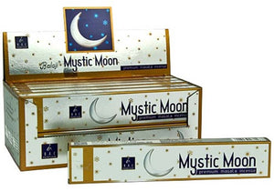 Balaji Mystic Moon Incense - 15 Gram Pack (12 Packs Per Box)