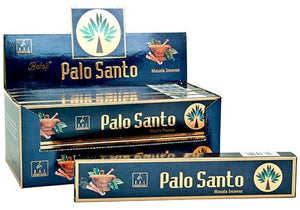 Balaji Palo Santo Incense - 15 Gram Pack (12 Packs Per Box)