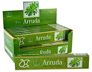 Balaji Arruda Incense - 15 Gram Pack (12 Packs Per Box)