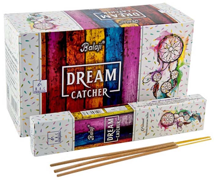 Balaji Dream Catcher Incense - 15 Gram Pack (12 Packs Per Box)