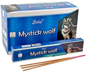 Balaji Mystic Wolf Incense - 15 Gram Pack (12 Packs Per Box)