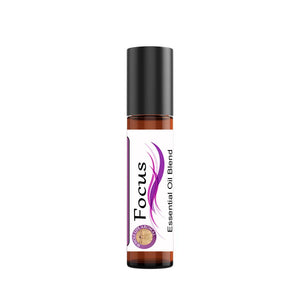 Focus Essential Oil Rollon Blend – 10ml | Energy Balancing | Pre-Diluted 