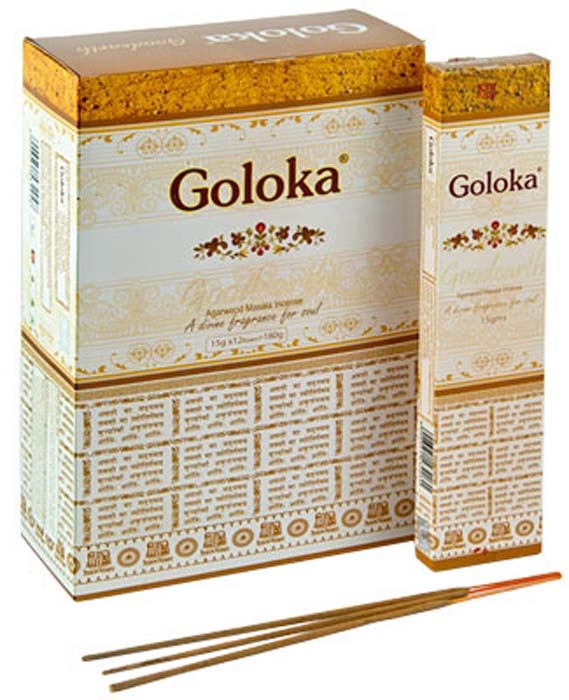 Goloka Goodearth Incense - 15 Gram Pack (12 Packs Per Box)
