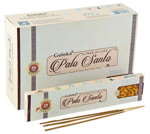 Goloka Palo Santo Incense - 15 Gram Pack (12 Packs Per Box)