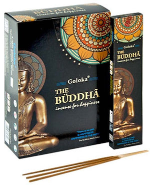 Goloka The Buddha Incense - 15 Gram Pack (12 Packs Per Box)