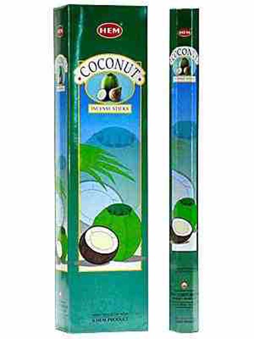 Hem Coconut 16"L Jumbo Sticks - 10 Sticks (6 Packs Per Box)