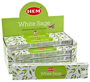 Hem White Sage Incense - 15 Gram Pack (12 Packs Per Box)