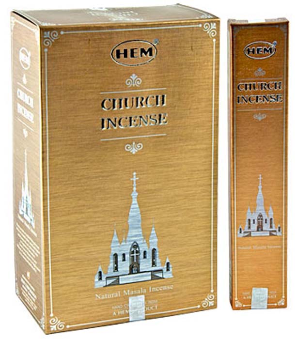 Hem Church Incense - 15 Gram Pack (12 Packs Per Box)
