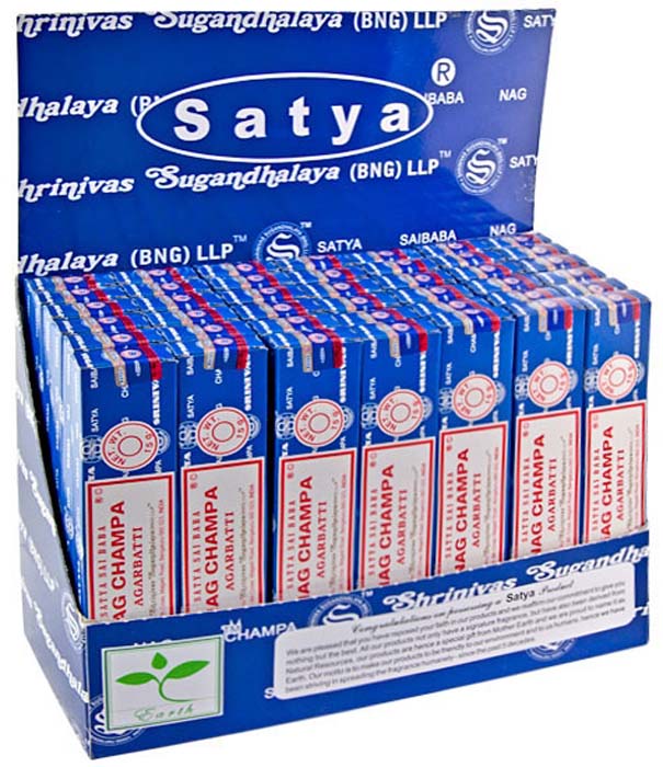 15 Gram Nag Champa Incense Display Set - 42 Packs