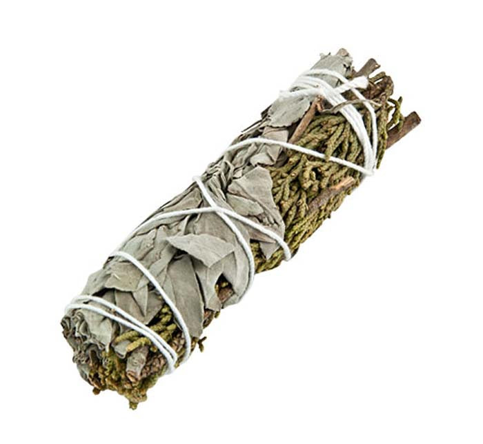 Juniper + White Sage Smudge Stick - 4"L