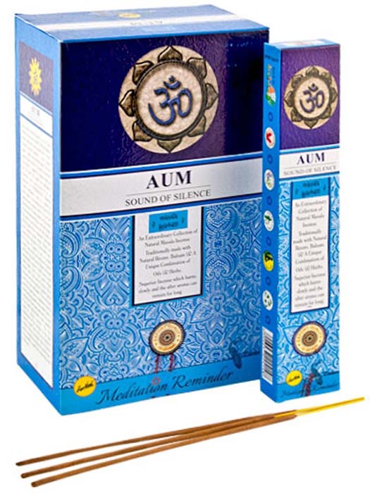 Aum, Sound of Silence Incense - 15 Gram Pack (12 Packs Per Box)