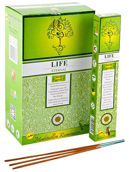 Life, Eternal Incense - 15 Gram Pack (12 Packs Per Box)