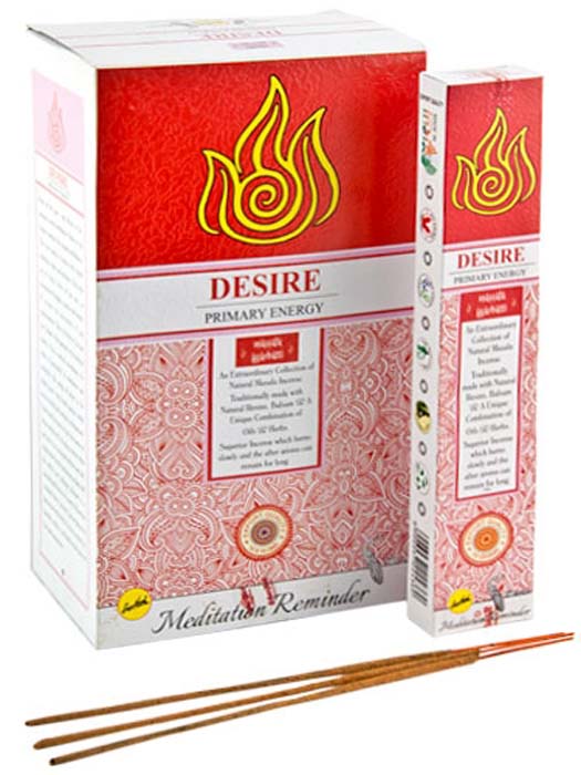Desire, Primary Energy Incense - 15 Gram Pack (12 Packs Per Box)