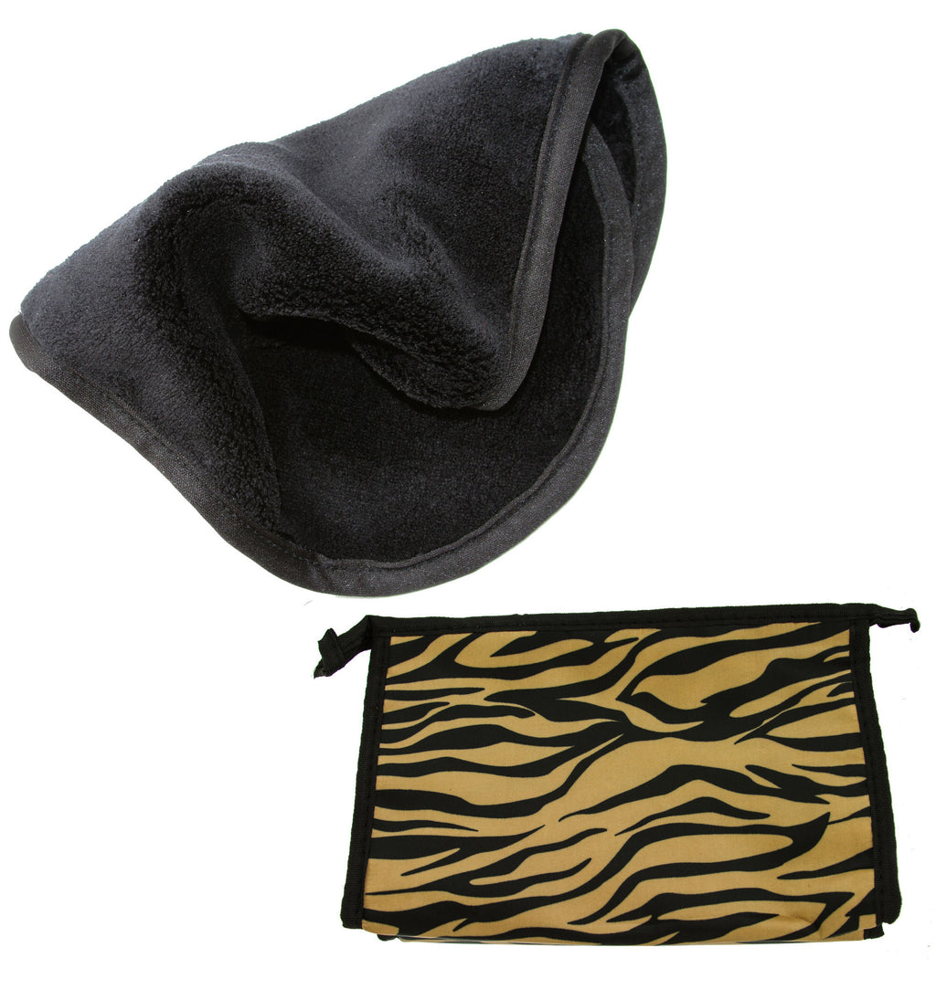 Black Makeup Remover with Travel Makeup Bag