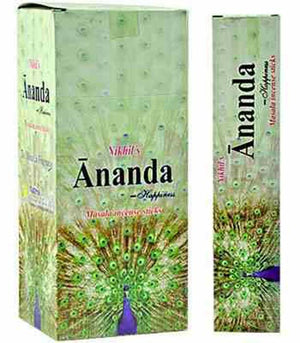 Nikhil Anand (Happiness) Incense - 15 Gram Pack (12 Packs Per Box)