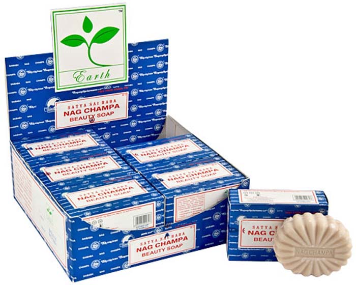 Satya Nag Champa Beauty Soap -75 Gram Pack (12 Per Box)
