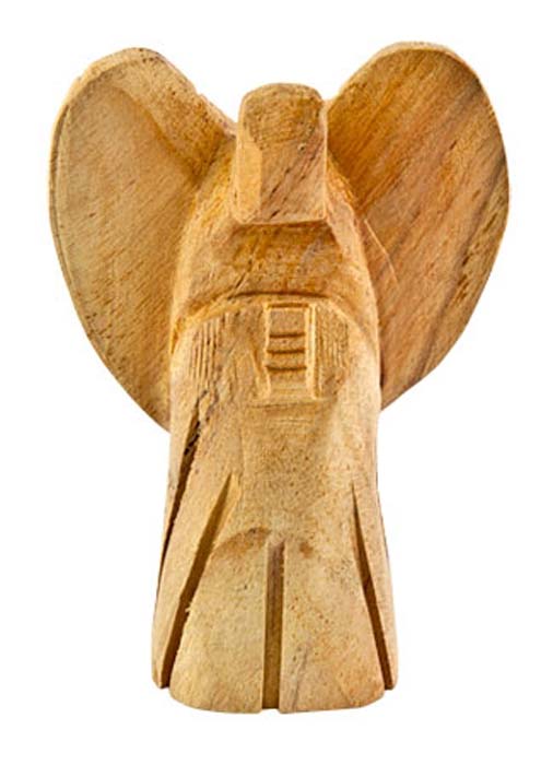 Angel Palo Santo Wood Carving - 3"H