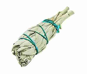 California White Sage Smudge Stick - 4"L Mini (Torch Style)