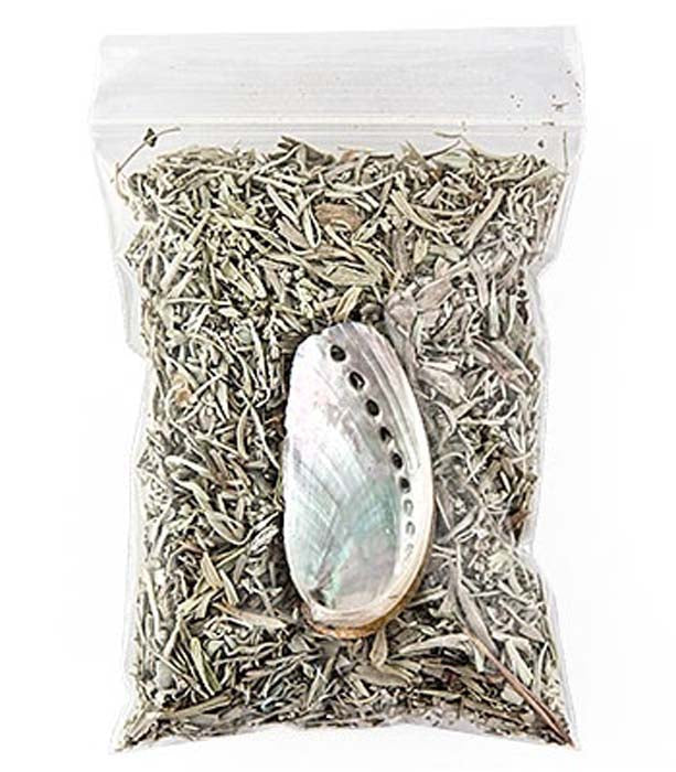 Shasta Sage Leaves & Mini Abalone Set - 3 x 4 Bag