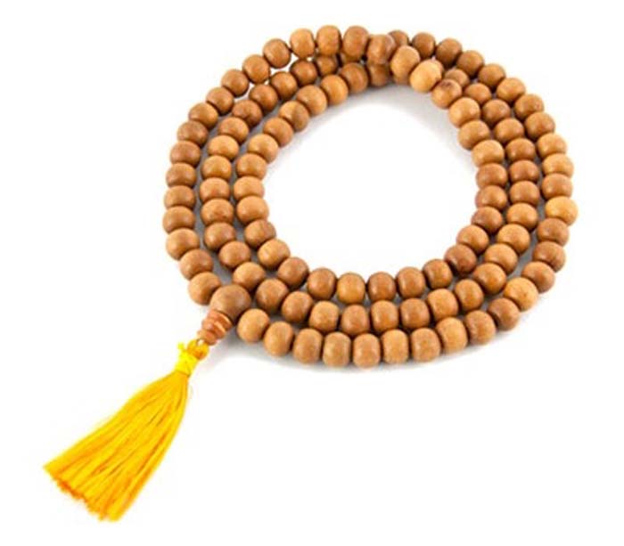 Tibetan Sandalwood Prayer Mala - 8 mm