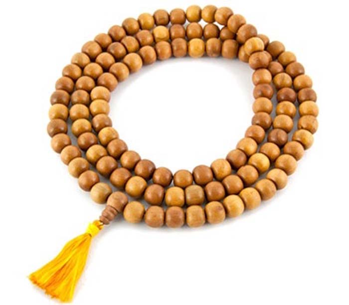 Tibetan Sandalwood Prayer Mala - 10 mm