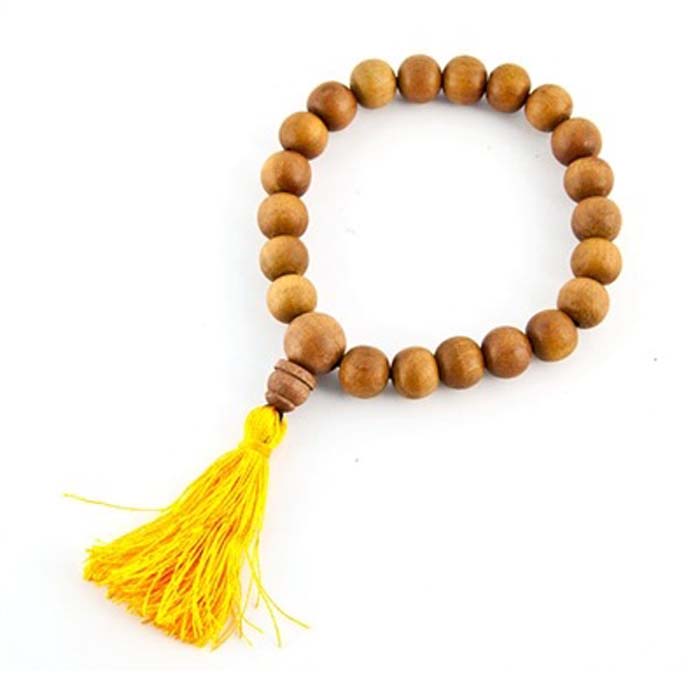 8mm Tibetan Sandalwood Fine Stretch Bracelet