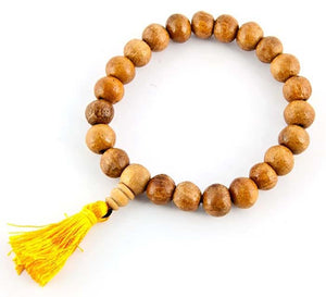 10mm Tibetan Wooden Stretch Bracelet - Sold as as Set of  2