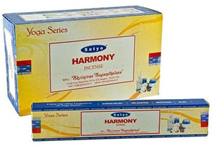 Satya Harmony Natural Incense - 15 Gram Pack (12 Packs Per Box)