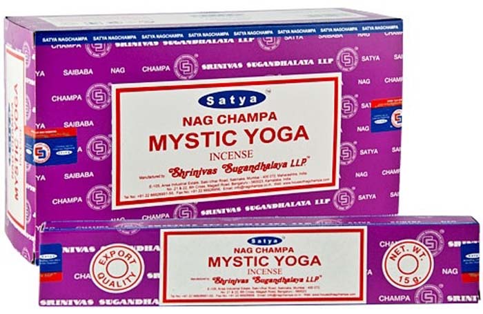 Satya Mystic Yoga Incense - 15 Gram Pack (12 Packs Per Box)