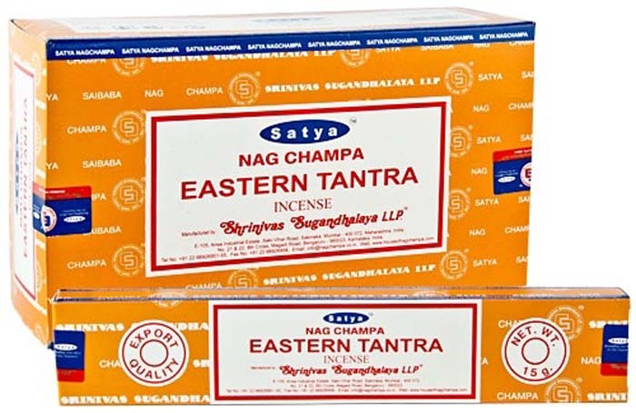 Satya Eastern Tantra Incense - 15 Gram Pack (12 Packs Per Box)