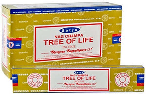 Satya Tree of Life Incense - 15 Gram Pack (12 Packs Per Box)