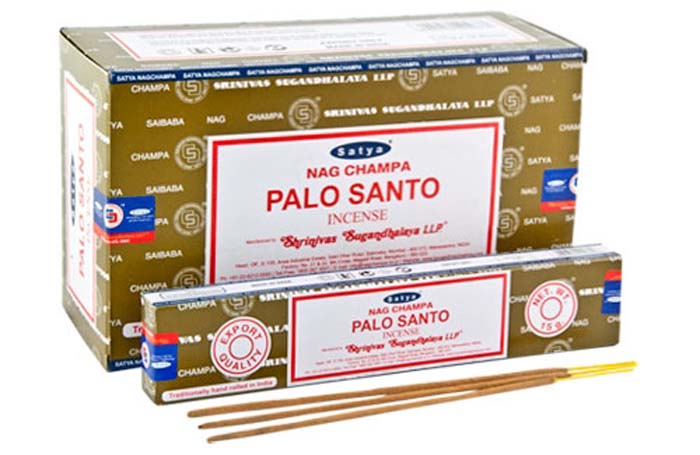 Satya Palo Santo Incense - 15 Gram Pack (12 Packs Per Box)