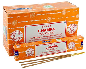Satya Champa Incense - 15 Gram Pack (12 Packs Per Box)