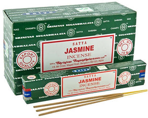 Satya Jasmine Incense - 15 Gram Pack (12 Packs Per Box)
