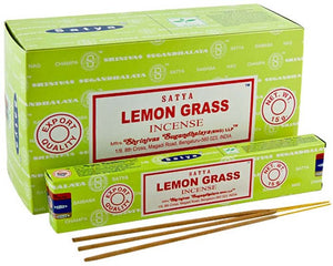 Satya Lemongrass Incense - 15 Gram Pack (12 Packs Per Box)