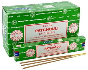 Satya Patchouli Incense - 15 Gram Pack (12 Packs Per Box)