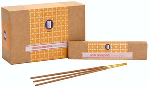 Srinivas Indian Sandalwood Incense - 15 Gram Pack (12 Packs Per Box)