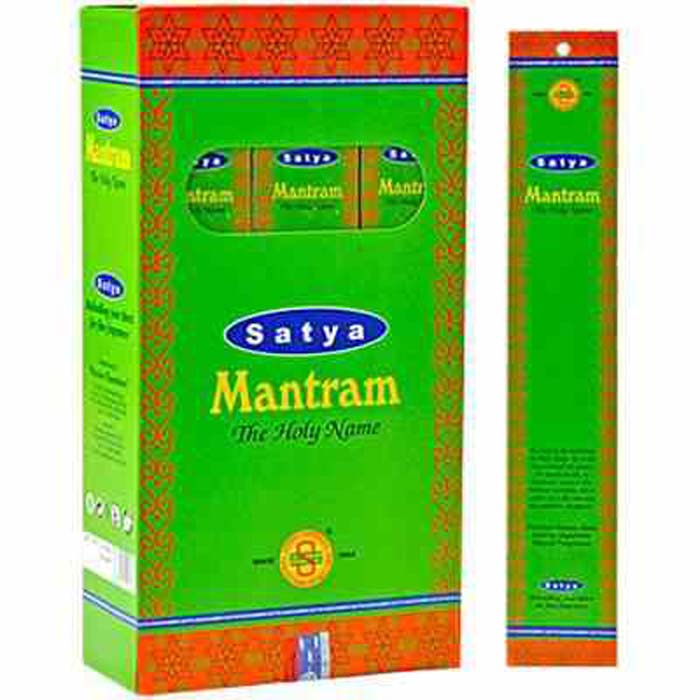 Satya Mantram Incense - 15 Gram Pack (12 Packs Per Box)
