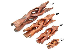 1 4 Pieces Wooden Cobra Tripod Stand Set - 2", 4", 6", 8"