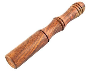Wooden Stick Carved For Singing Bowl - 6.5"L - Sold as as Set of  2