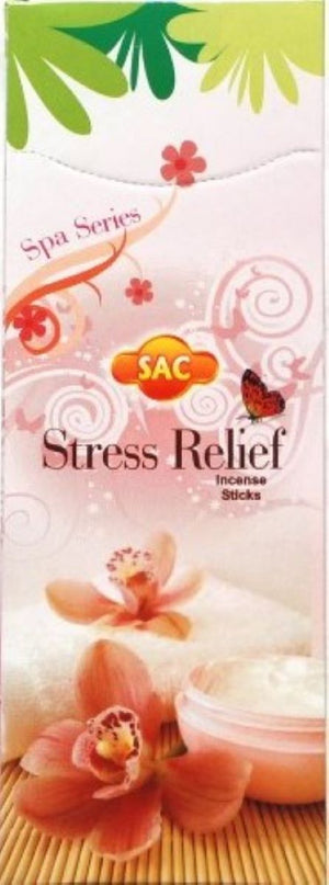 Sac Stress Relief Incense - 20 Sticks Hex Pack (6 Hex Packs Per Box) Total 120 sticks