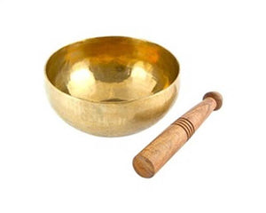 Hand Hammered Tibetan Meditation Singing Bowl - 5"D