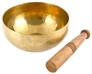 Hand Hammered Tibetan Meditation Singing Bowl - 8"D
