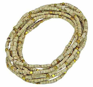 3MM Tulasi Wood Neck Beads - 16'L